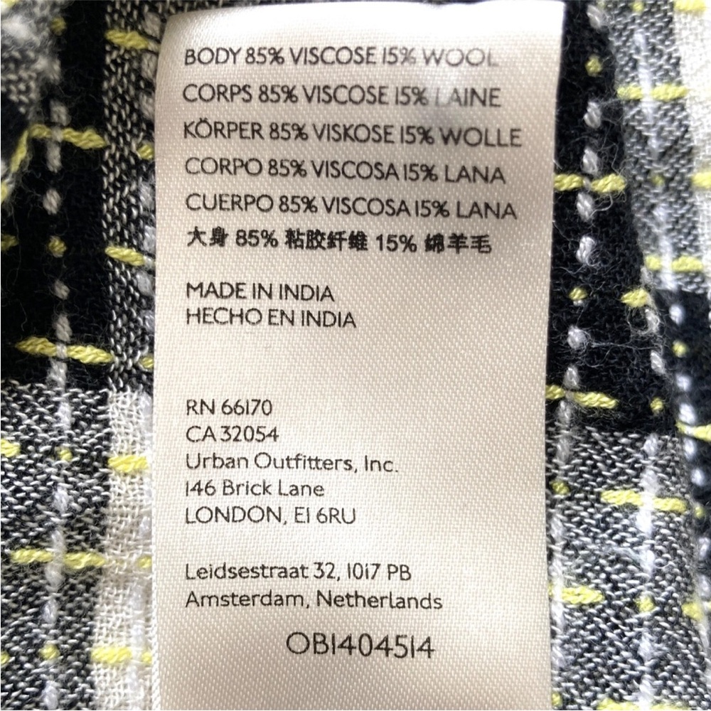 Anthropologie Pilcro Breezy Plaid Button Down Blouse Small - Picture 13 of 16